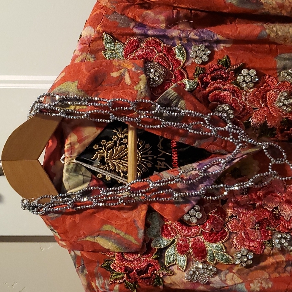 Double 'SPARKLY" beads boho necklace Very Elegant